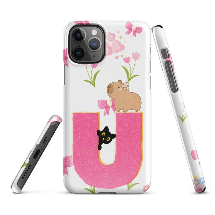 Whimsical U Cat Capybara Snap Case product image (2)
