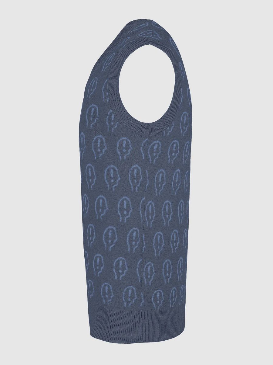 EXCLAIMING MENTALLY (duotone navy) knitwear vest product image (27)