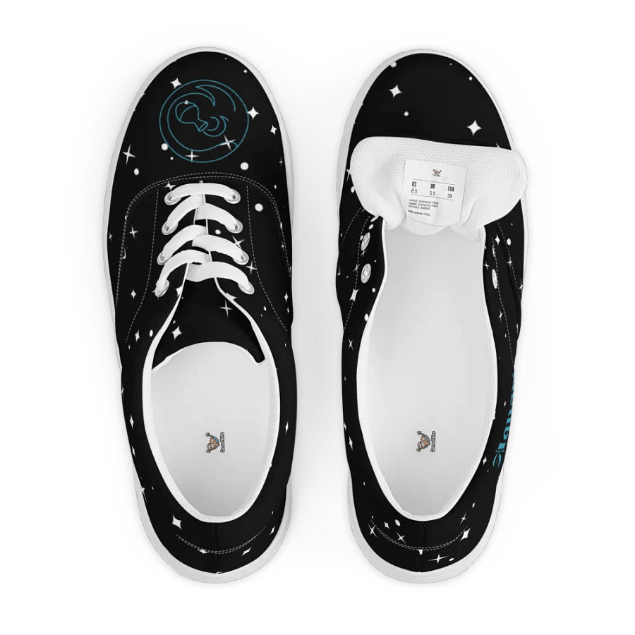 Starry-Eyed Aquarius Lace-Up Canvas Shoes product image (6)