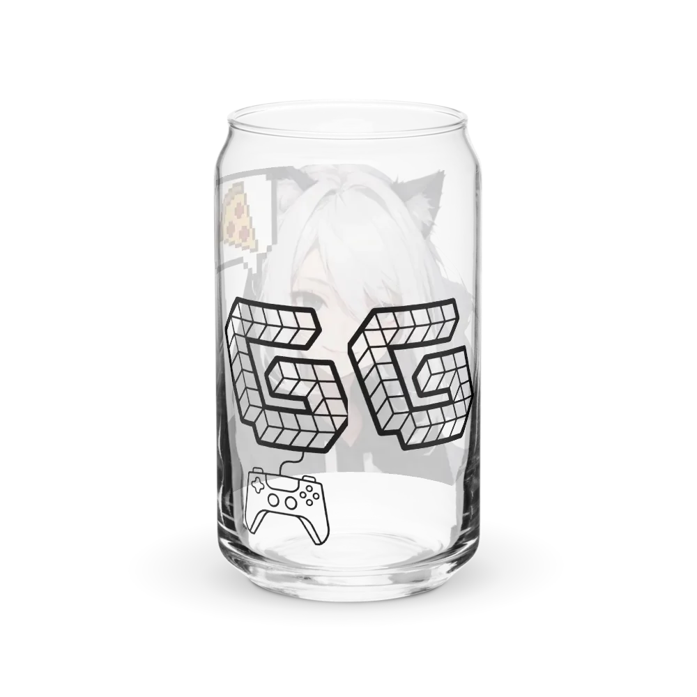 Raijin Kawaii Cat-Eared Can Shaped Glass product image (2)