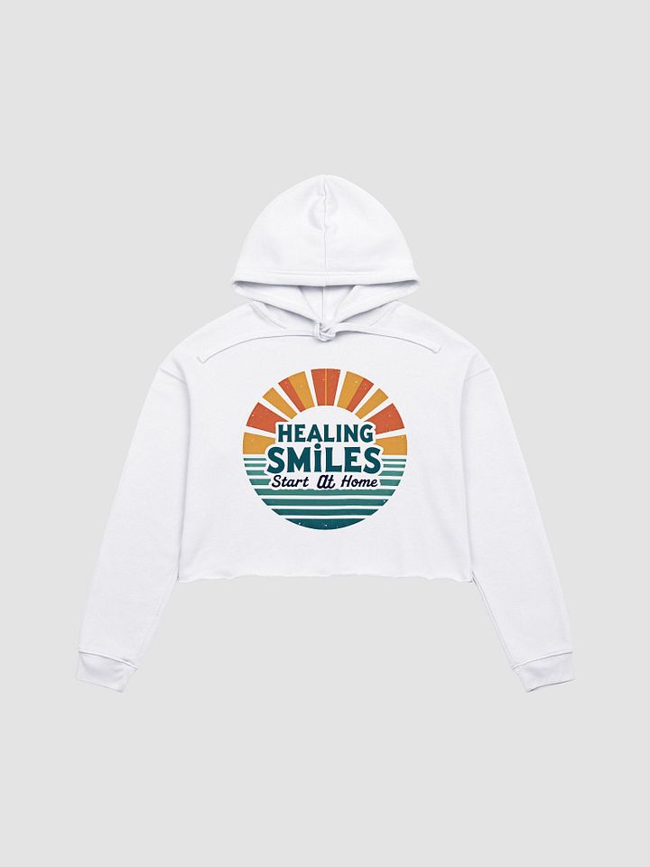 Healing Sunburst Crop Hoodie product image (1)