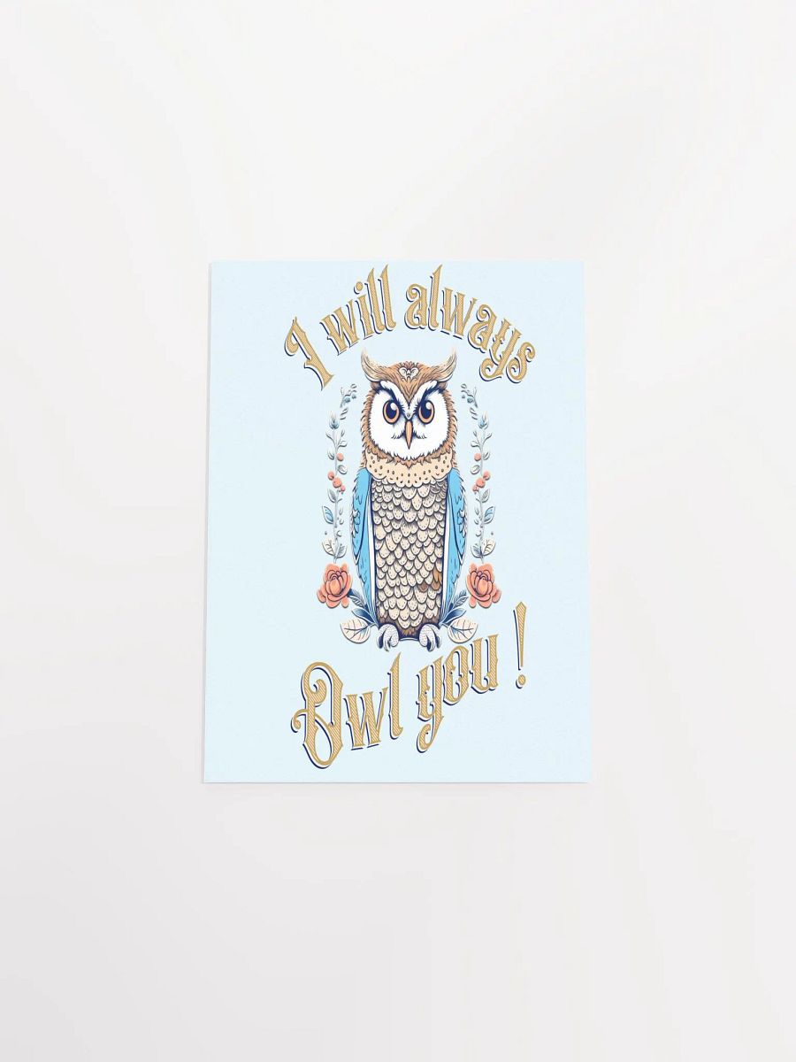 Whimsical Owl Love Poster product image (4)