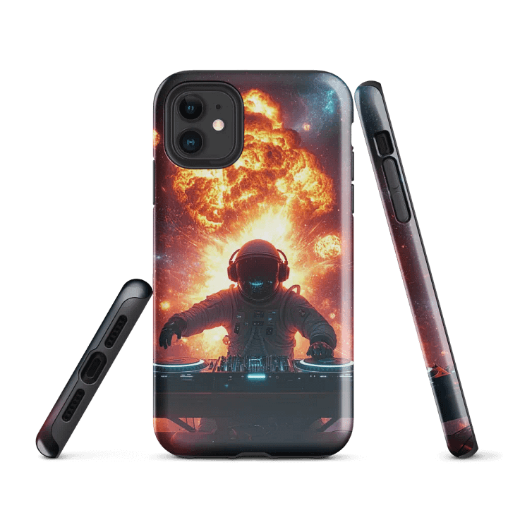 Tough Case for iPhone® – Galactic Bass Drop product image (1)