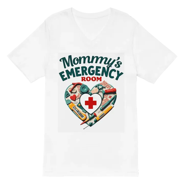 Mommy's Emergency Room V-Neck Tee product image (6)