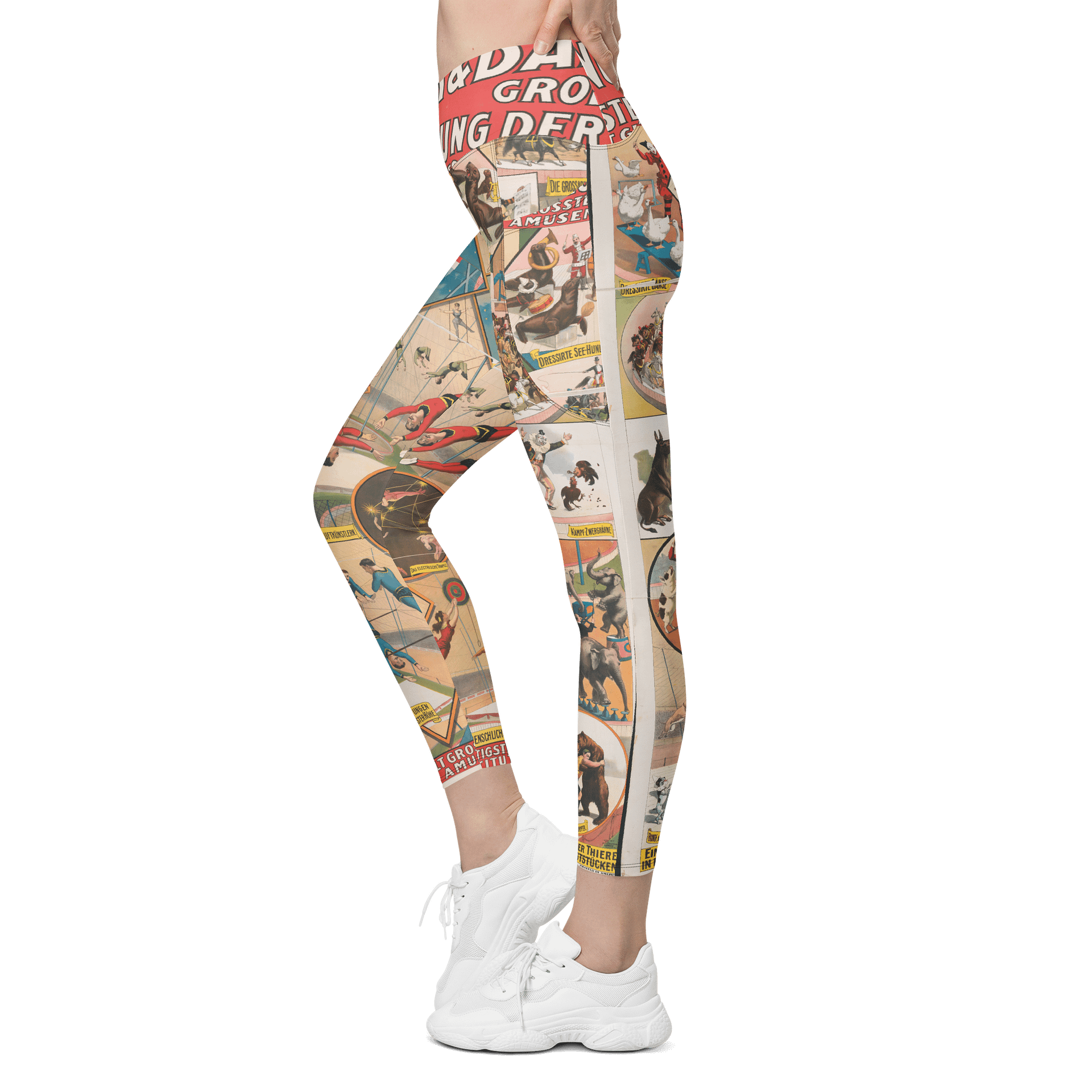 Kat's Vintage Circus Leggin's product image (3)
