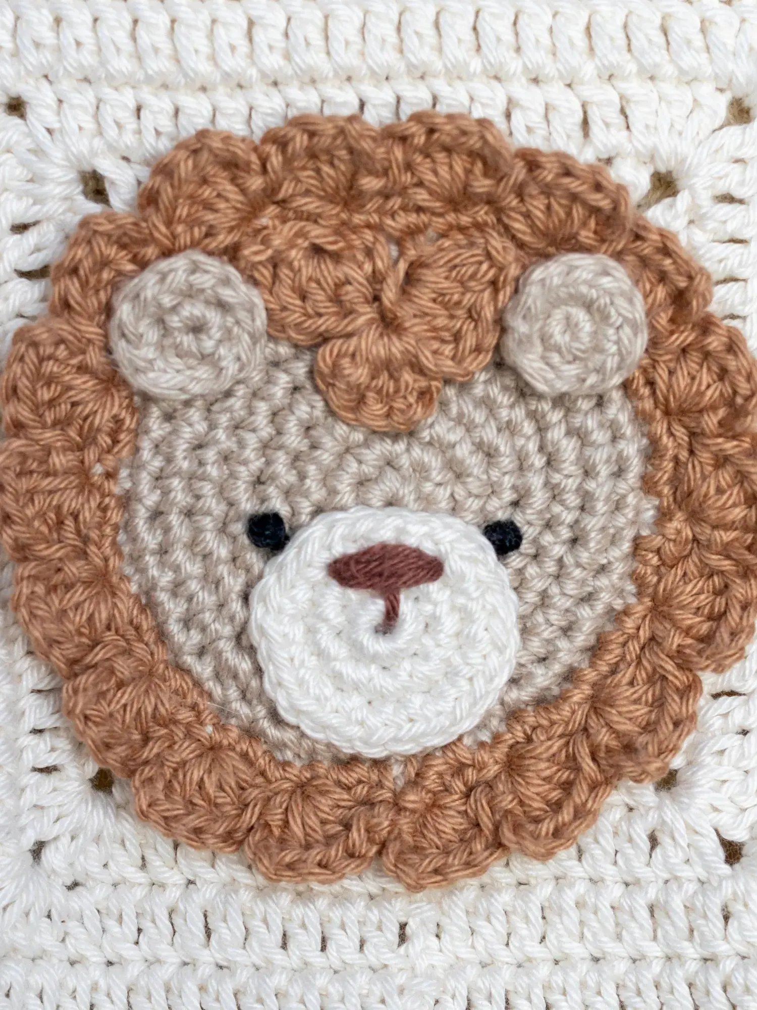 Crochet Pattern: Lion Baby Blanket product image (4)