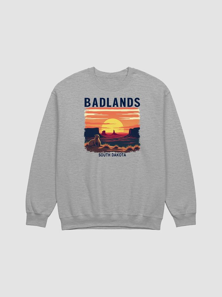 Badlands Sunset Crewneck Sweatshirt product image (1)