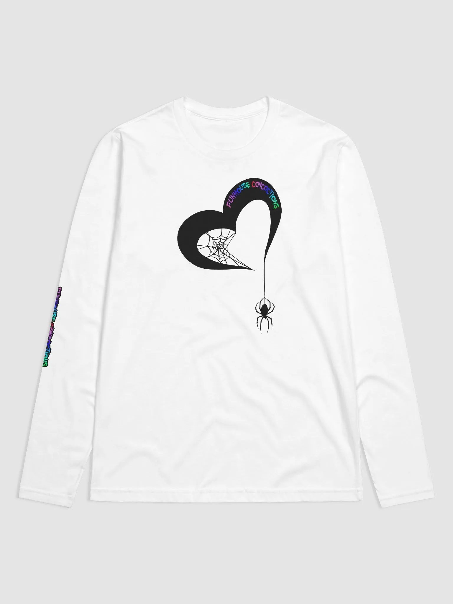 Spiderweb Heart Long Sleeve Top product image (1)