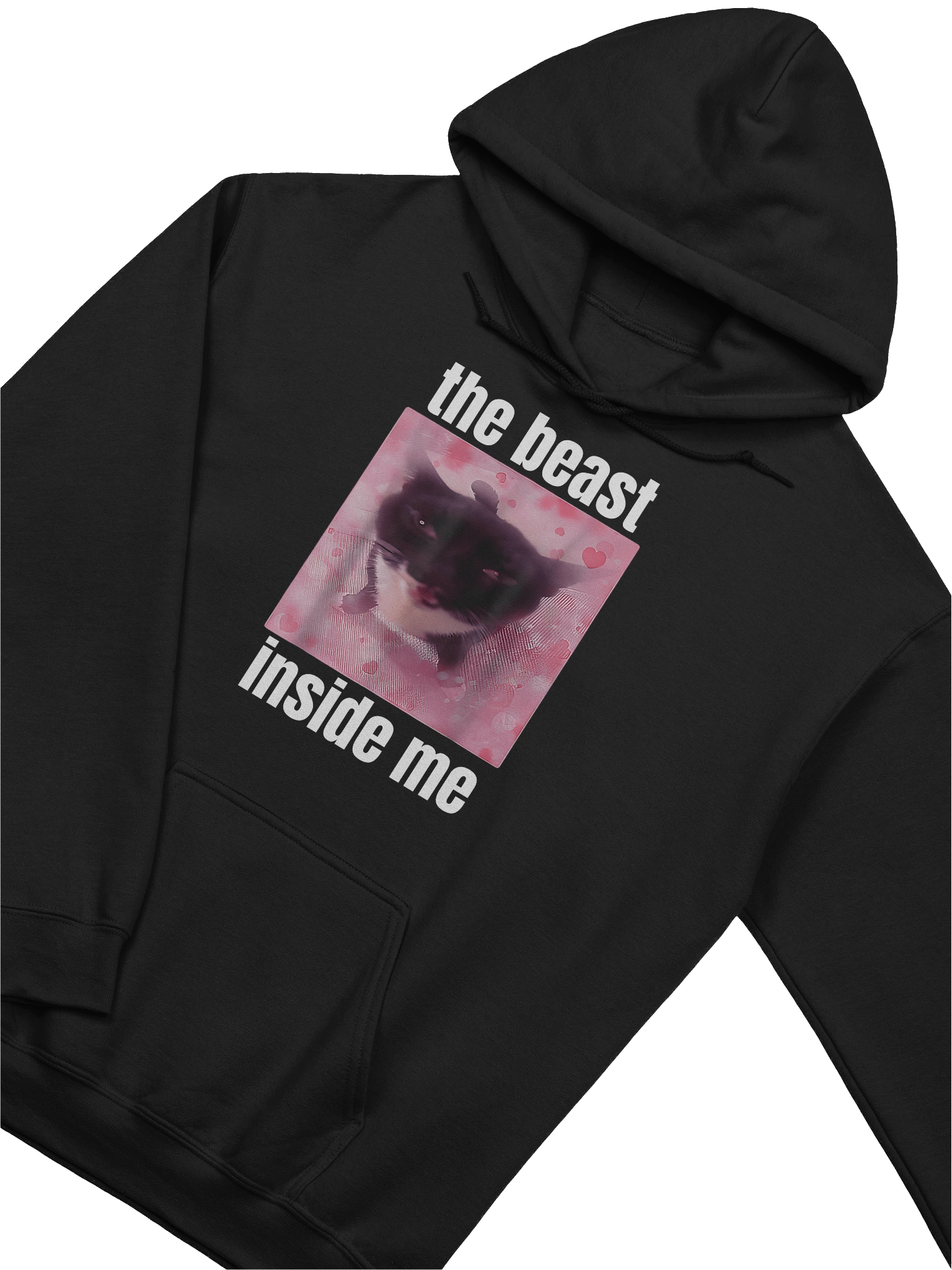 The Beast Inside Me Kitty Gildan Hoodie product image (21)