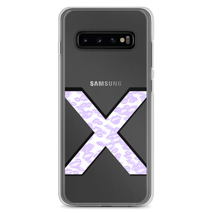 White X Lilac Lipstick Kisses Phone Case S product image (2)