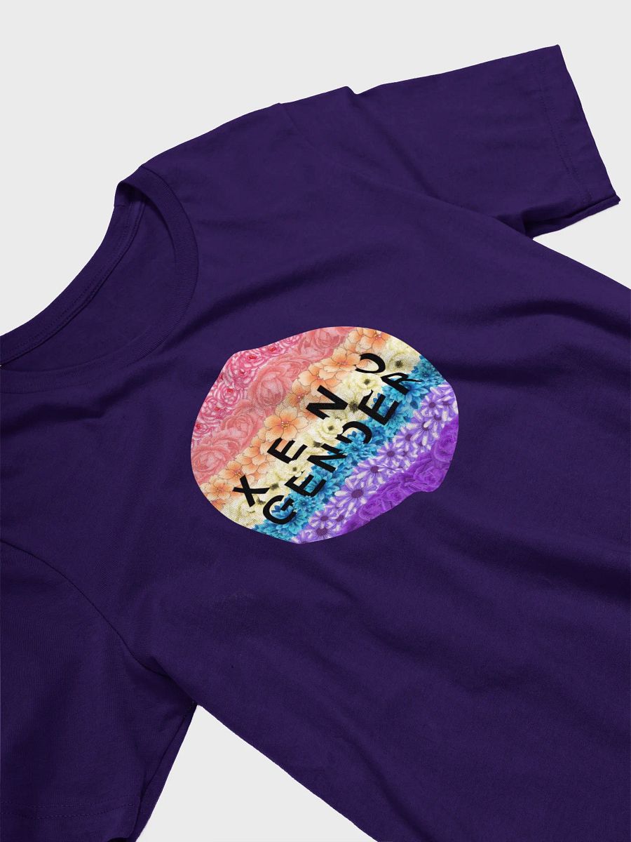floral xenogender t-shirt product image (3)