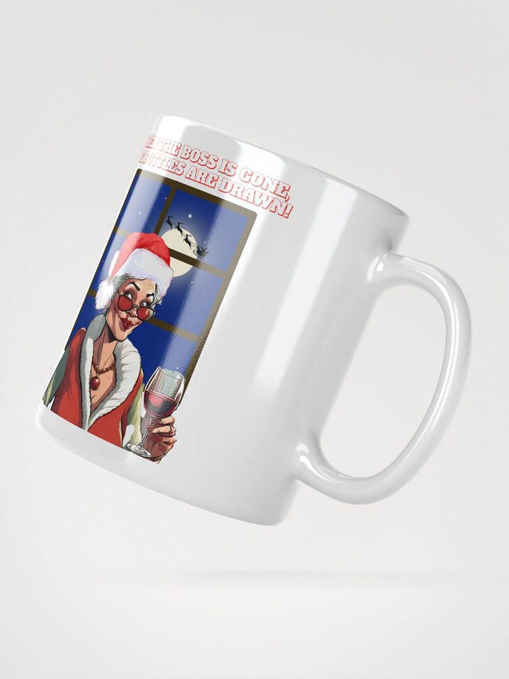 When The Boss Is Gone, The Bottles Are Drawn! White Mug product image (5)