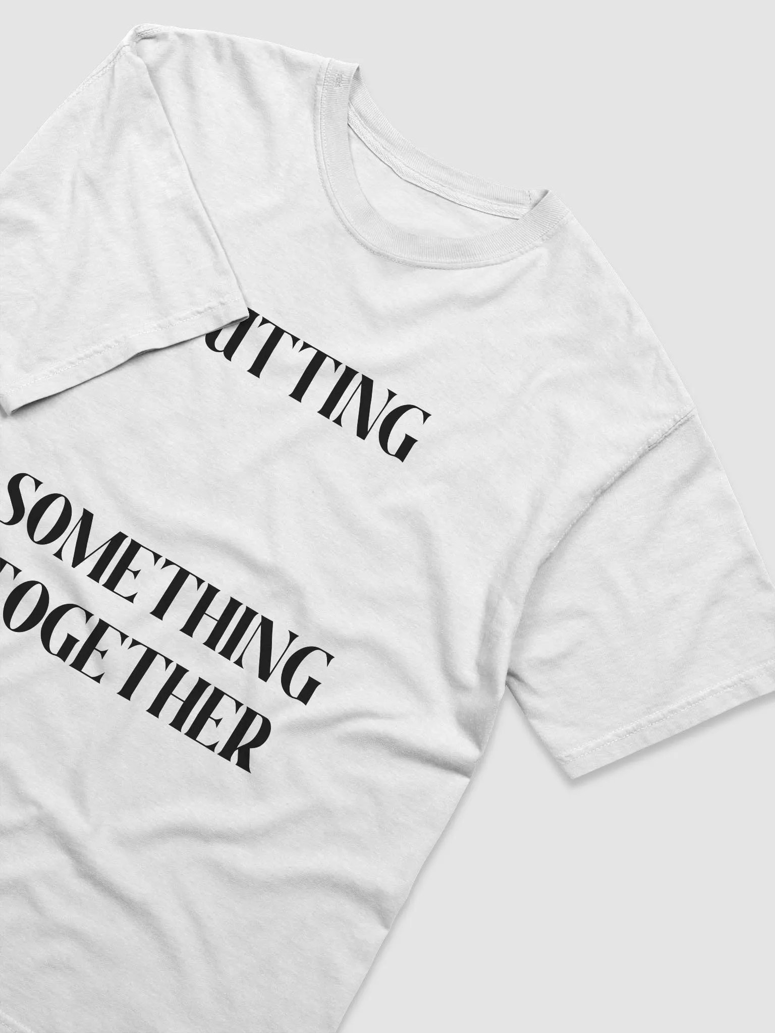 PUTTING SOMETHING TOGETHER(BLACK PRINT) product image (3)