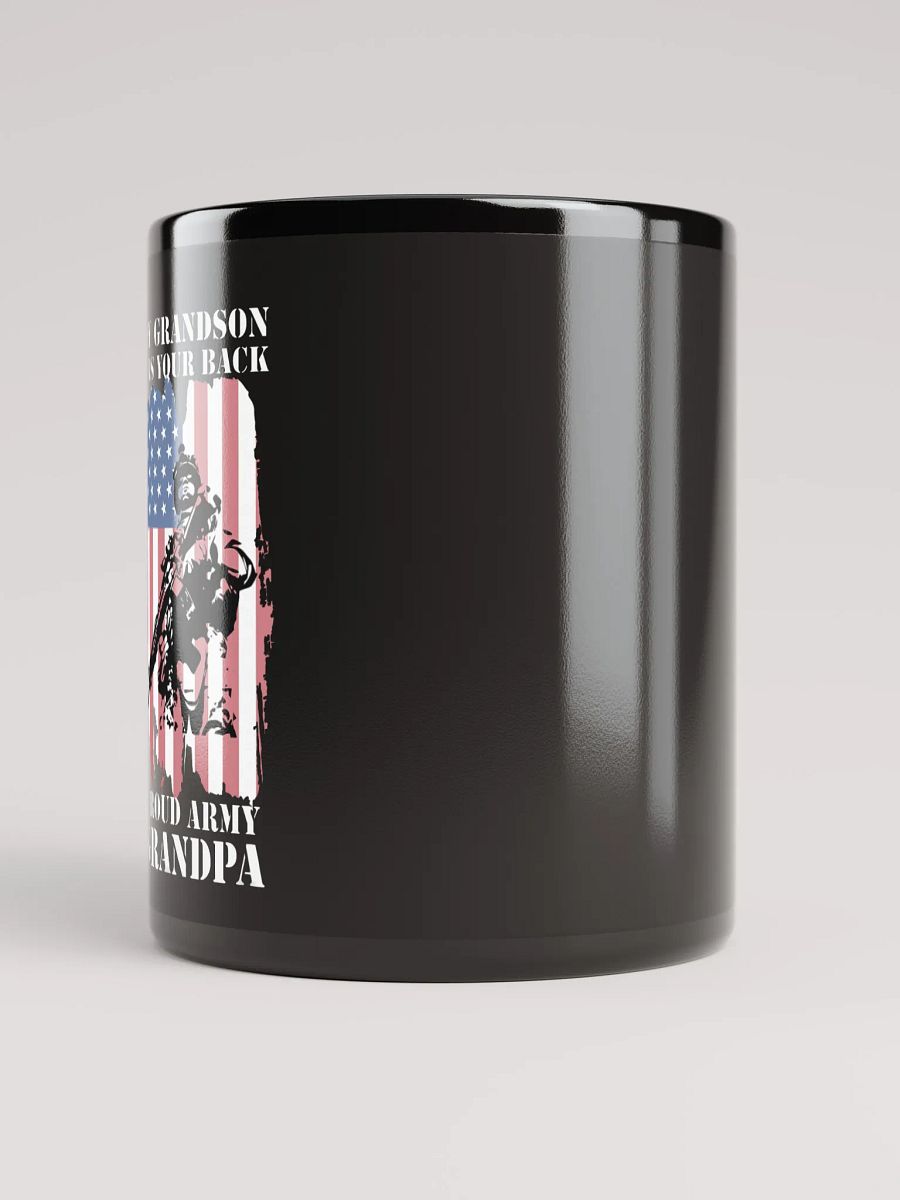 Proud Army Grandpa - Black Mug product image (3)