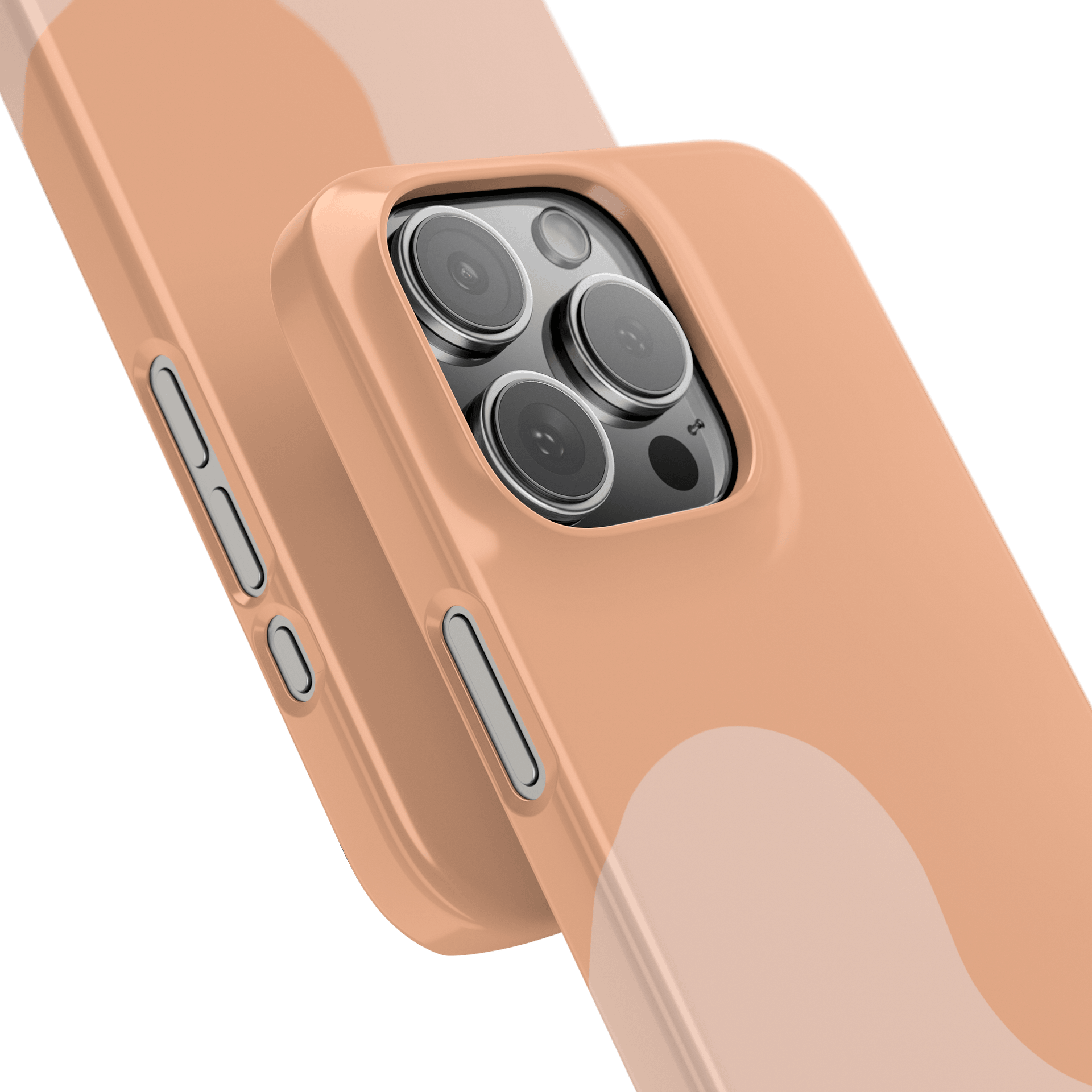 Peach Fuzz Minimal Wave iPhone Case product image (14)