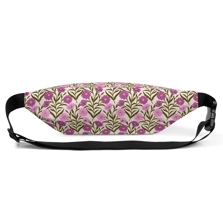 Corncockle Bouquet - Pink and Forest Green - Fanny Pack product image (2)