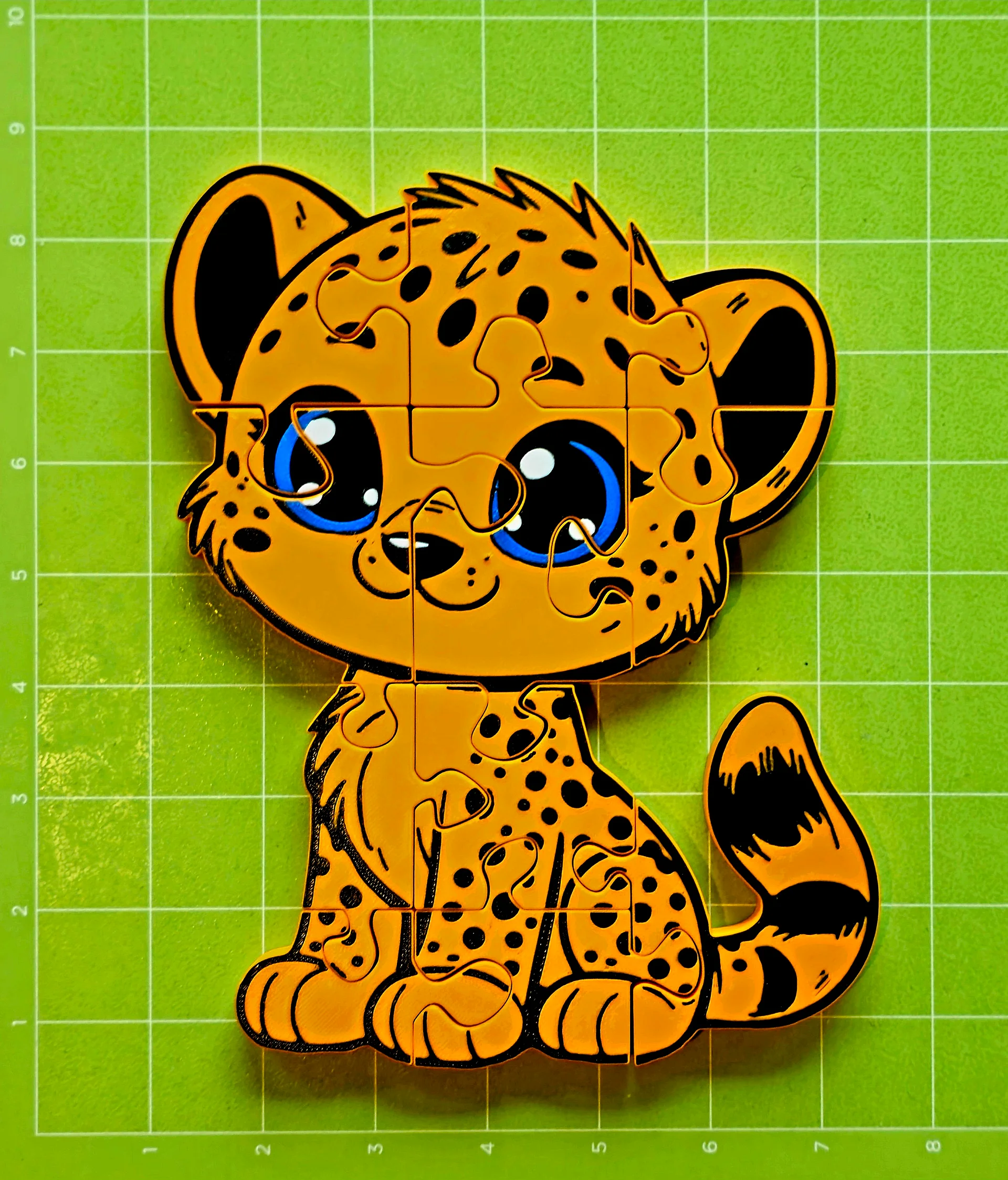 Cheetah 3D Printed Jigsaw Puzzle – A High-Speed Wildlife Challenge! product image (4)