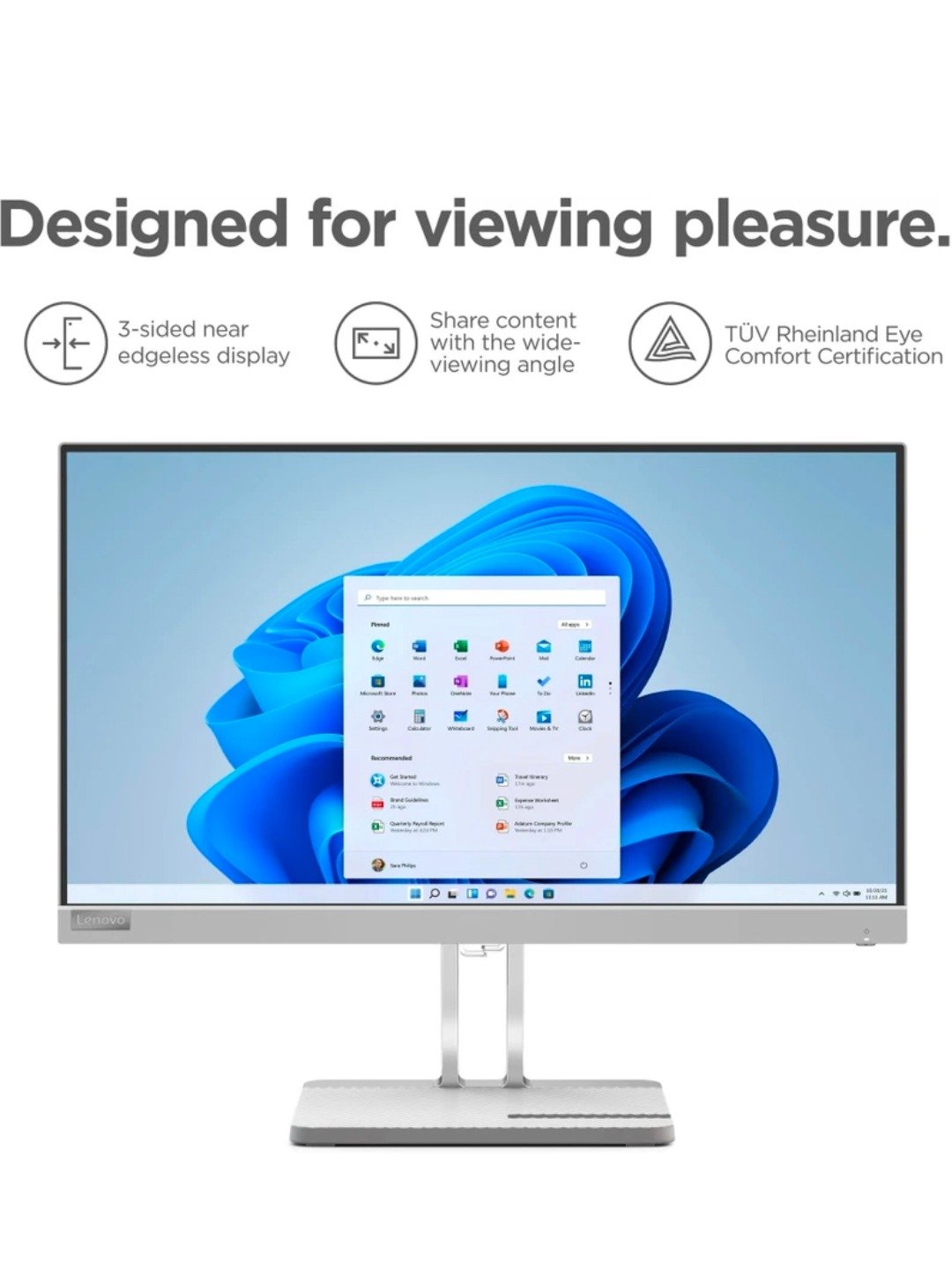 Lenovo 54.61 cm (22 inch) Full HD VA Panel Monitor (L22e-40) (Res...more product image (4)