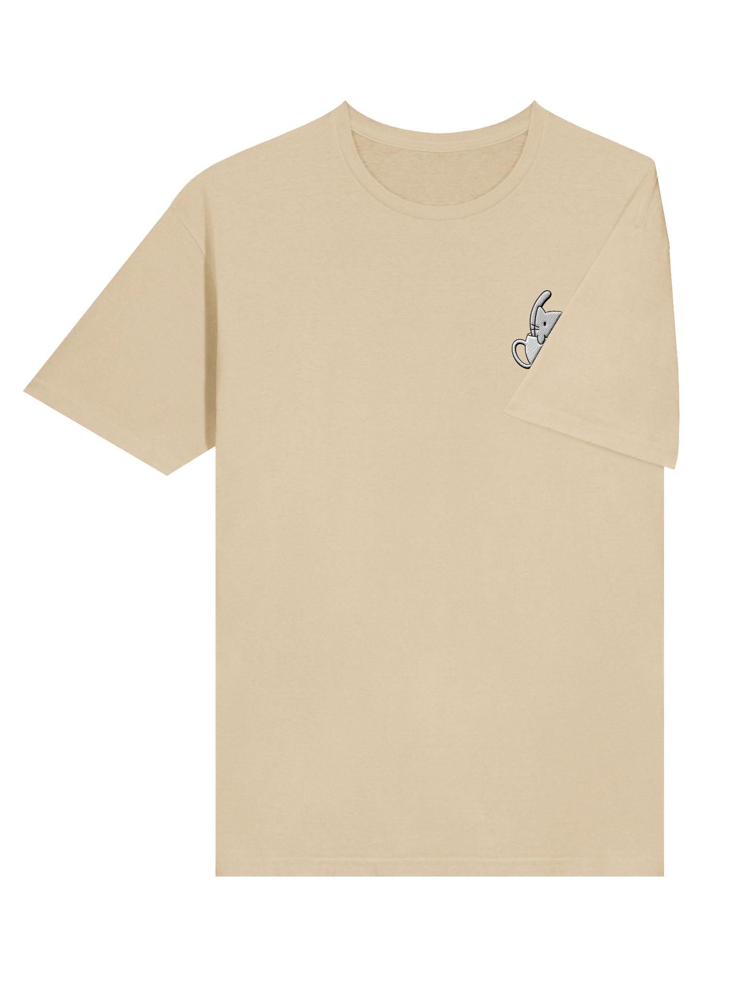Softie's Café Logo T-Shirt || Left sided, Embroidered product image (104)