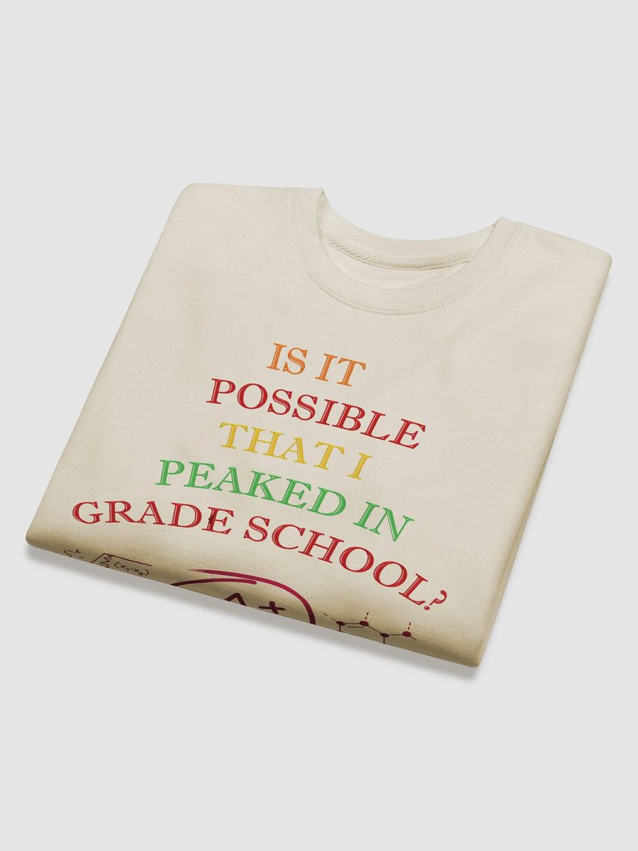Is It Possible That I Peaked In Grade School? Sweatshirt product image (27)
