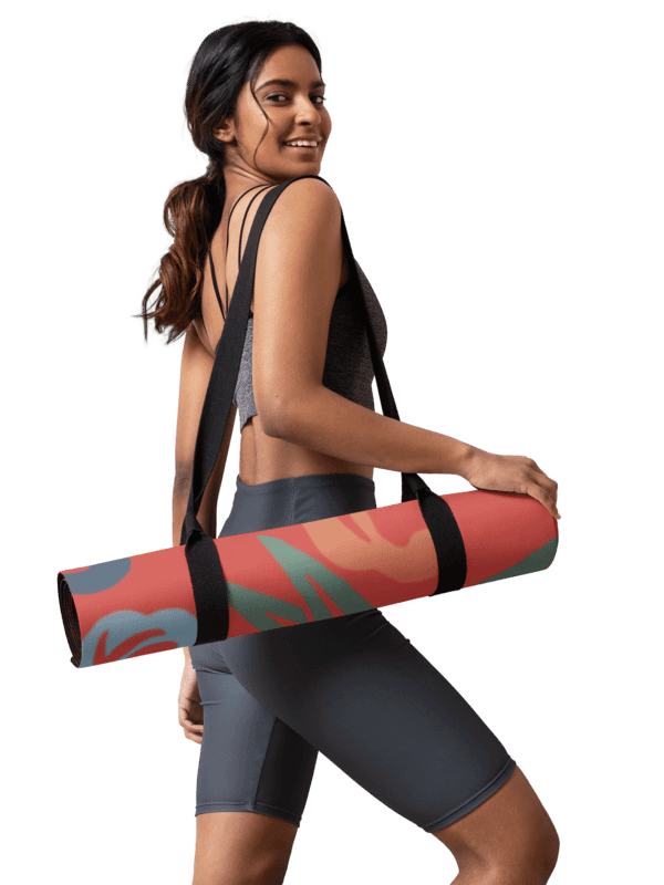 Japanese Vintage Floral Yoga Mat product image (3)