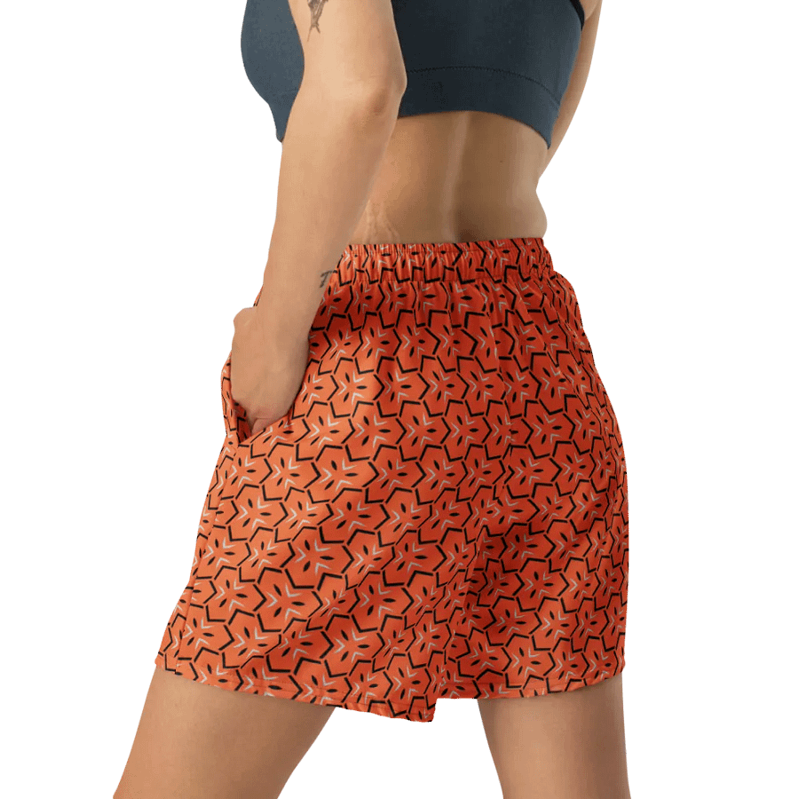 Onyx & Ember Geometric All Over Print Unisex Athletic Long Shorts product image (3)