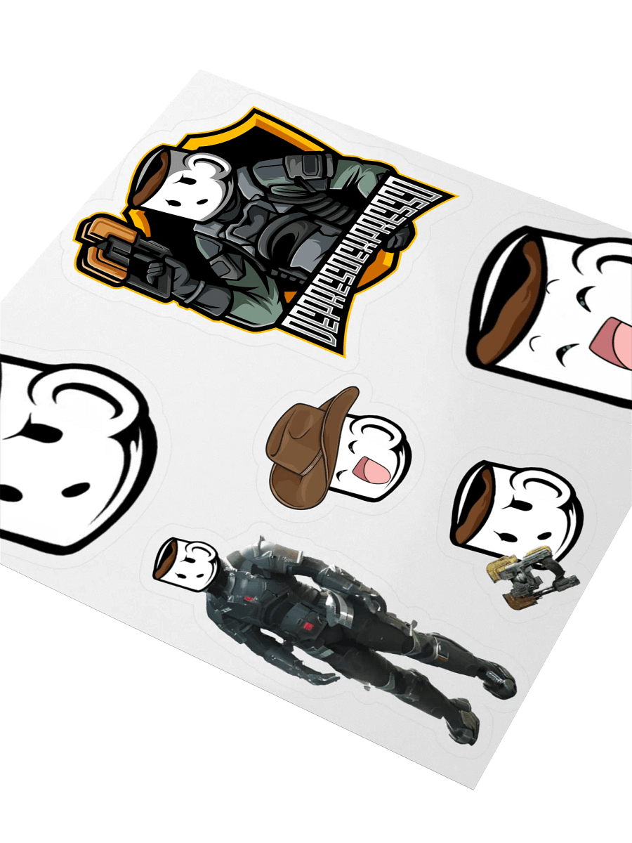 Depreso Kiss Cut Stickers product image (3)
