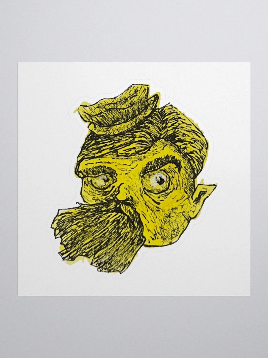 Watercolour Blobs Sticker- Lemon Yellow Hue product image (1)