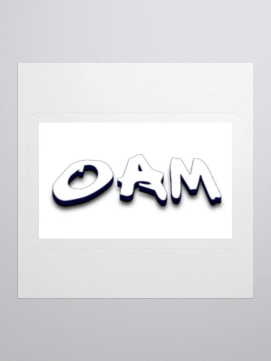 3D OAM Kiss Cut Stickers product image (3)