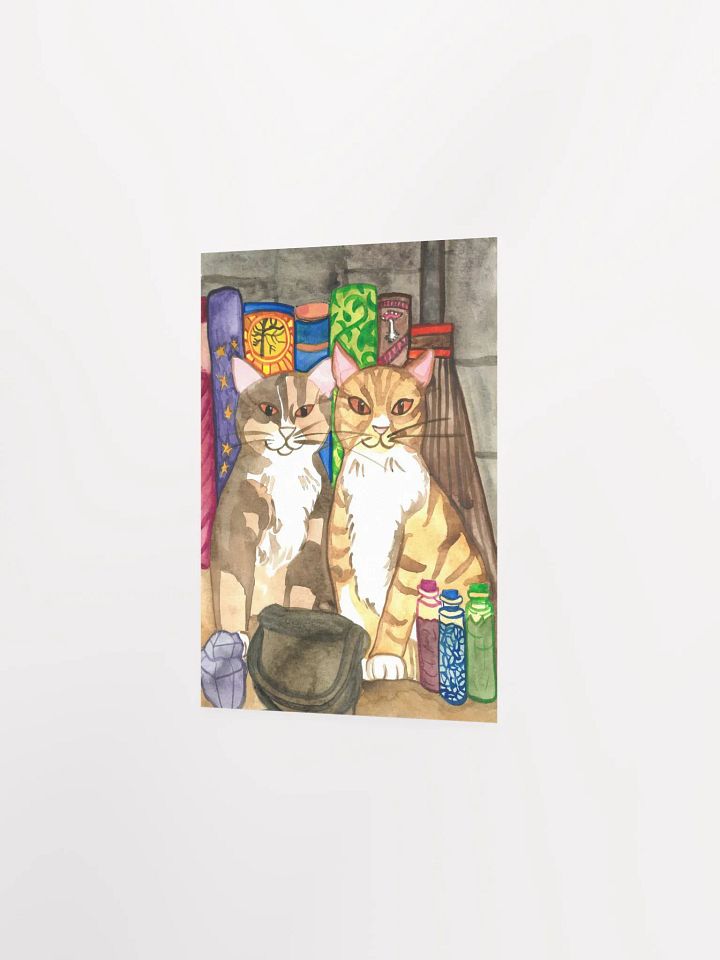 Two Cat Witches Art Print product image (12)