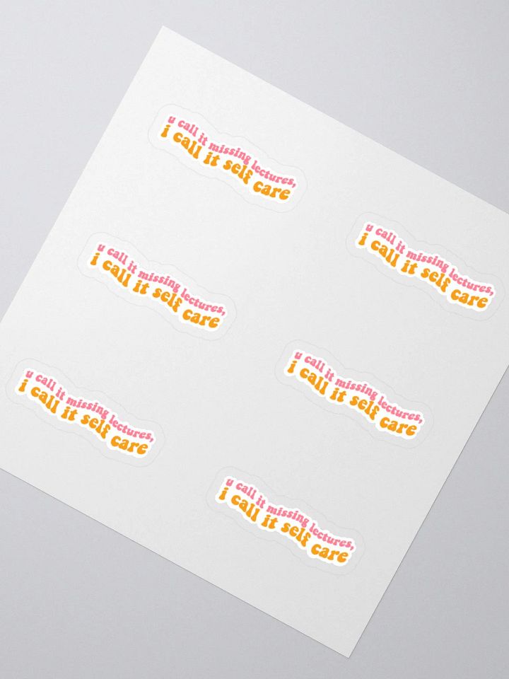 Self Care Sticker (MEDIUM Sheet) product image (2)