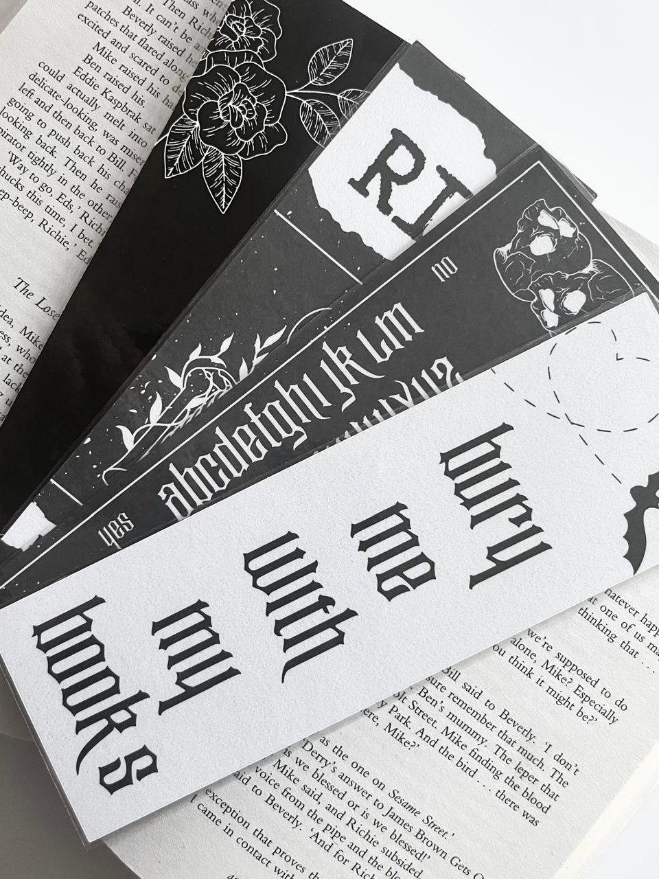 Gothic Printable Bookmark Set product image (1)