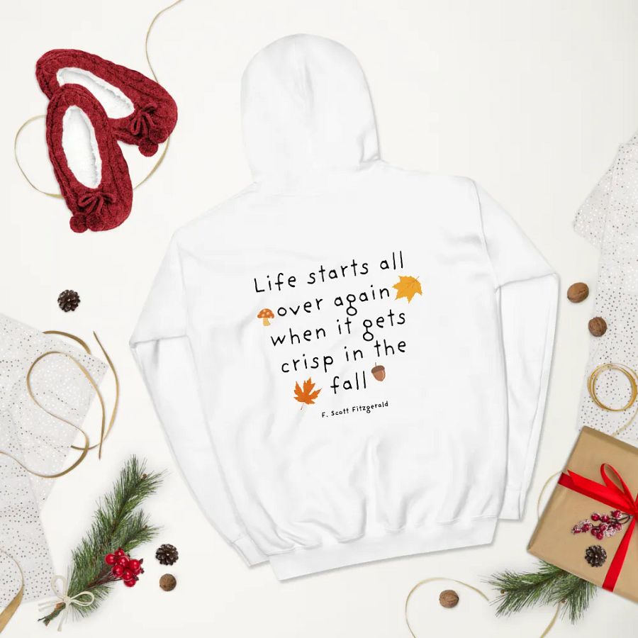 Cozy Fall Hoodie with an Inspirational Autumn Quote product image (8)