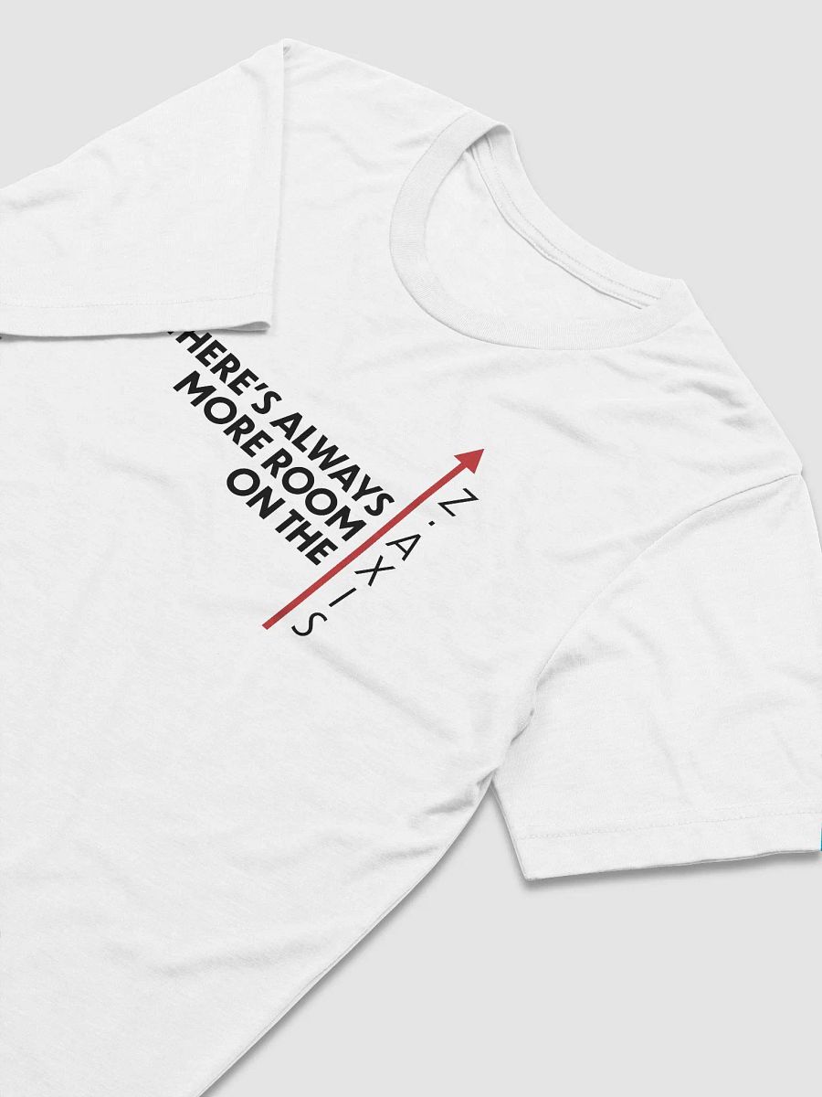 More room on the Z Axis (White) (Tri-blend Tee) product image (3)