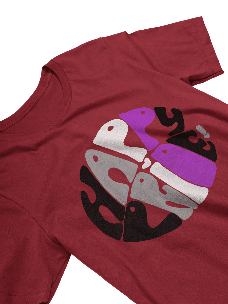 Asexual Happy Pride big print tee product image (3)