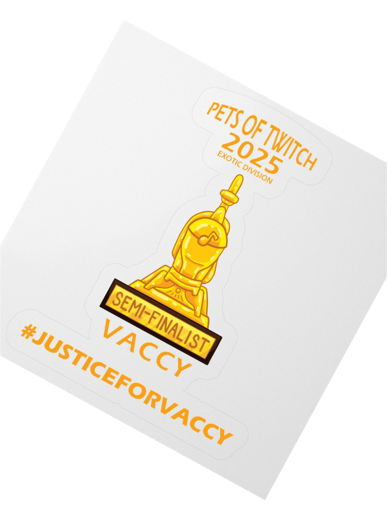 #JusticeForVaccy Sticker product image (4)