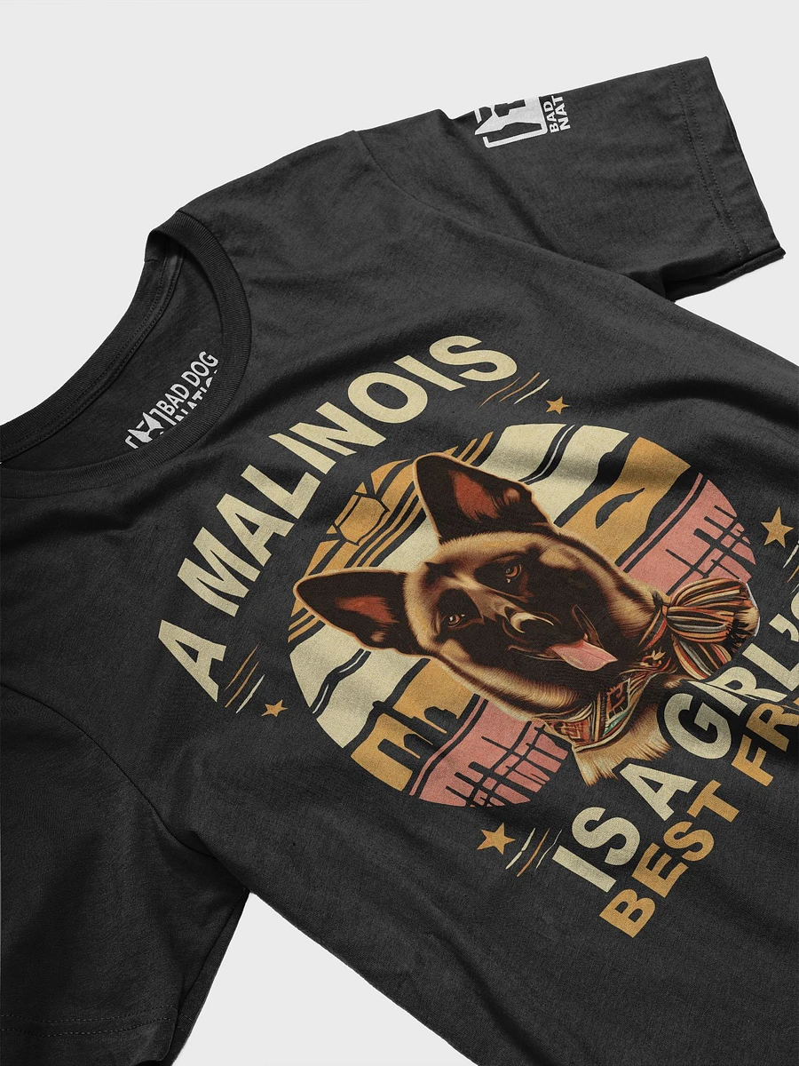 A Malinois is a Girl's Best Friend - Premium Adult Unisex T-shirt product image (3)
