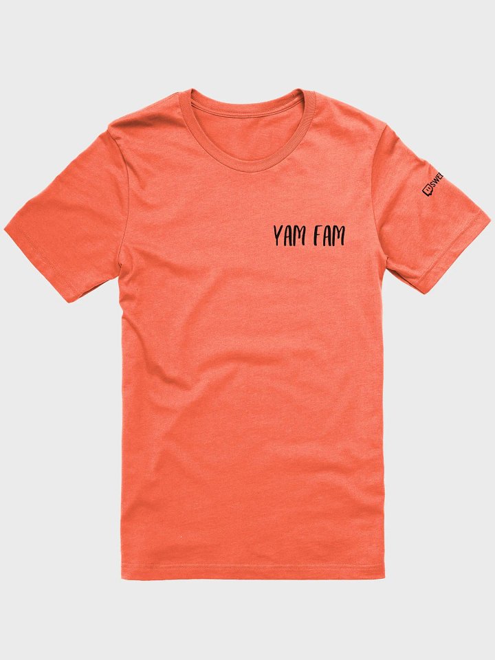 Yam Fam T-shirt (Black Font) product image (1)