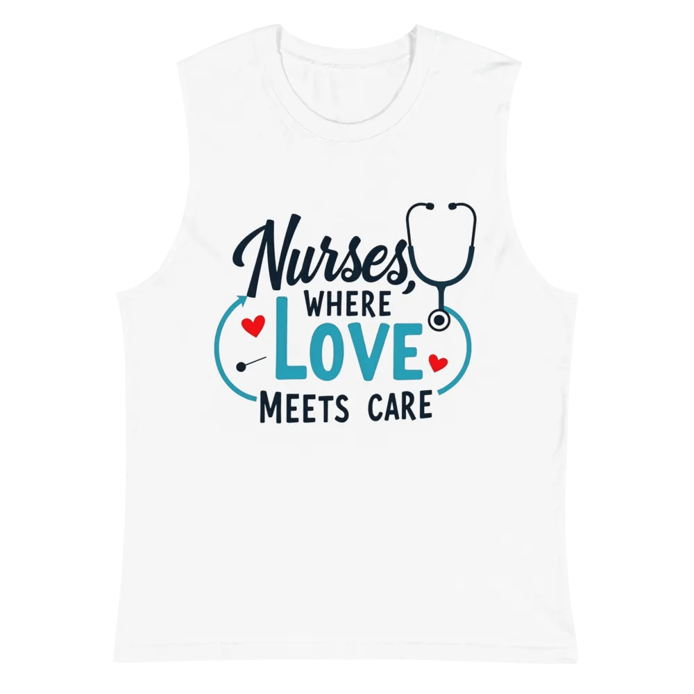 Love & Care Nurses Muscle Tank product image (2)