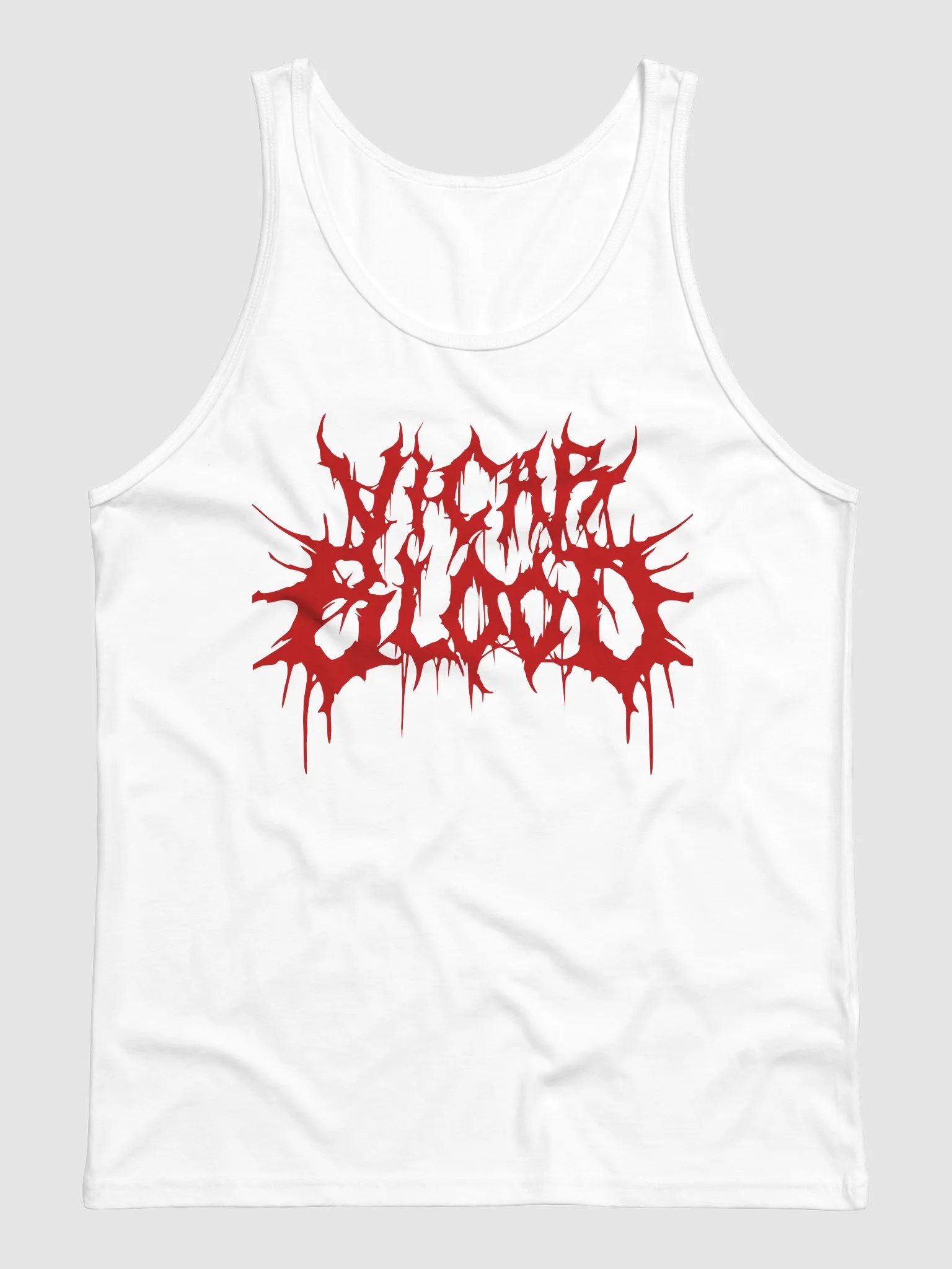 Vicar Blood White Tank product image (1)