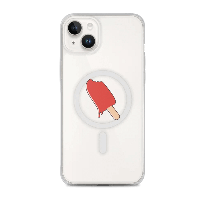 Bitten Red Ice Cream Bar iPhone® Case product image (1)