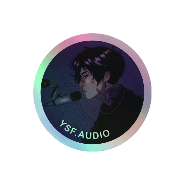 Classic YSF Circle Sticker (Holographic Sticker Collection) product image (2)