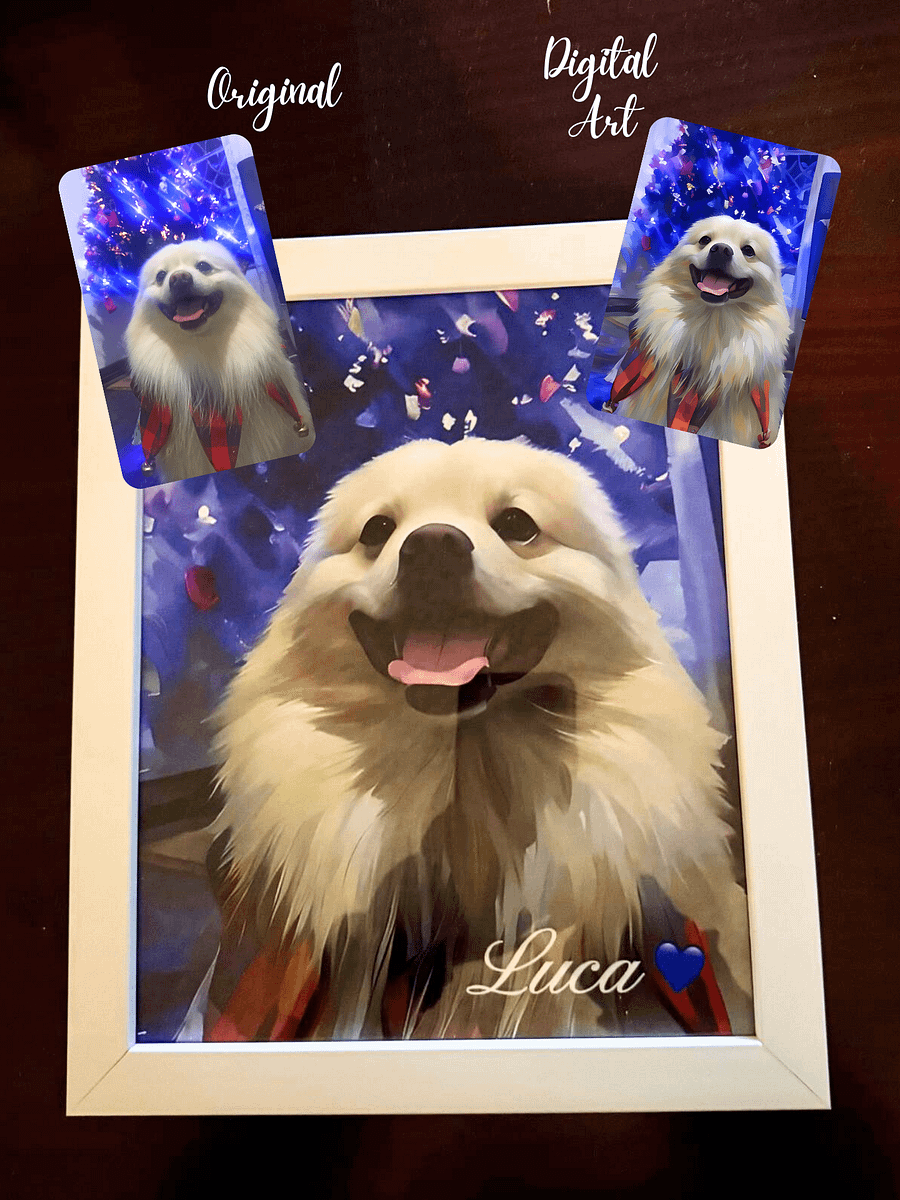 KNOW LUCA’S STORY💙 / FRAMED HIGH-QUALITY MATTE POSTER product image (4)