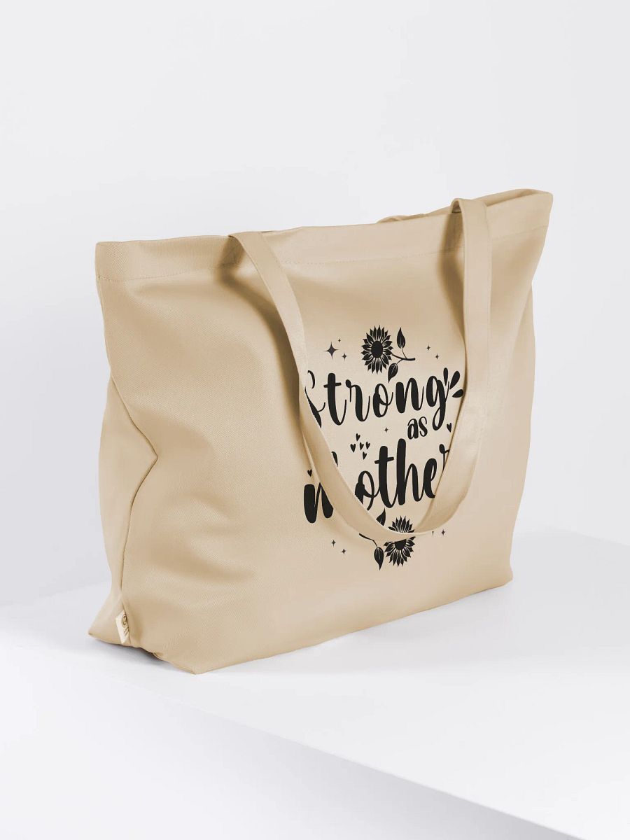Strong as a Mother, Mother`s Eco Tote Bag - Cream product image (3)