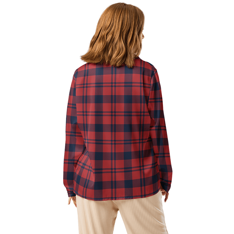Chic Tartan Dream Women's Pajama Top product image (3)