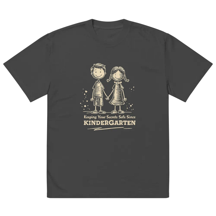 Keeping Your Secrets Safe Since Kindergarten T-Shirt – Cute Friendship Tee product image (2)