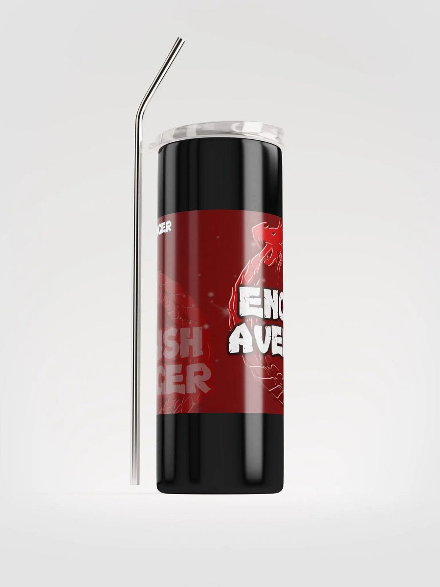 English Avenger Logo Graphic Stainless Steel Tumbler with Straw product image (1)