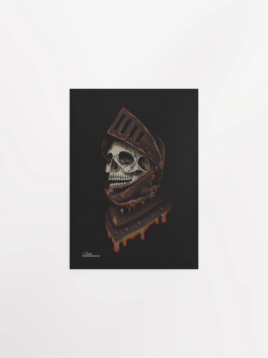 "Gothic Knight Skull" Poster product image (1)