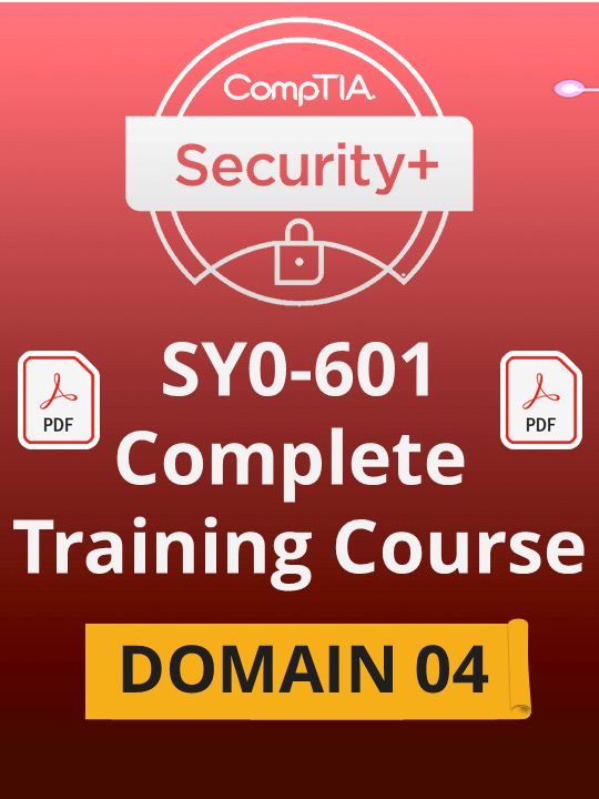 CompTIA Security+ (SY0-601) - Domain 4: Operations and Incident Response product image (1)