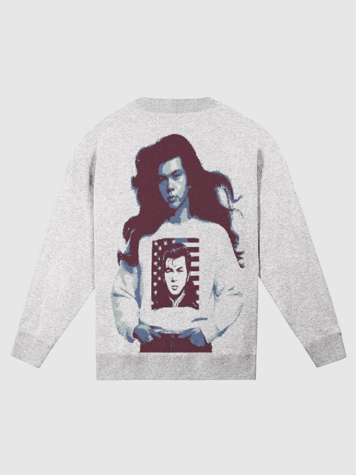 Jason Lam Relaxed Knitted Sweater (META-WHITE) product image (10)